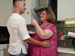 Fucking a fat mother-in-law is no joke,